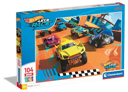 25762 - Maxi Puzzle 104 pezzi  - Hot Wheels