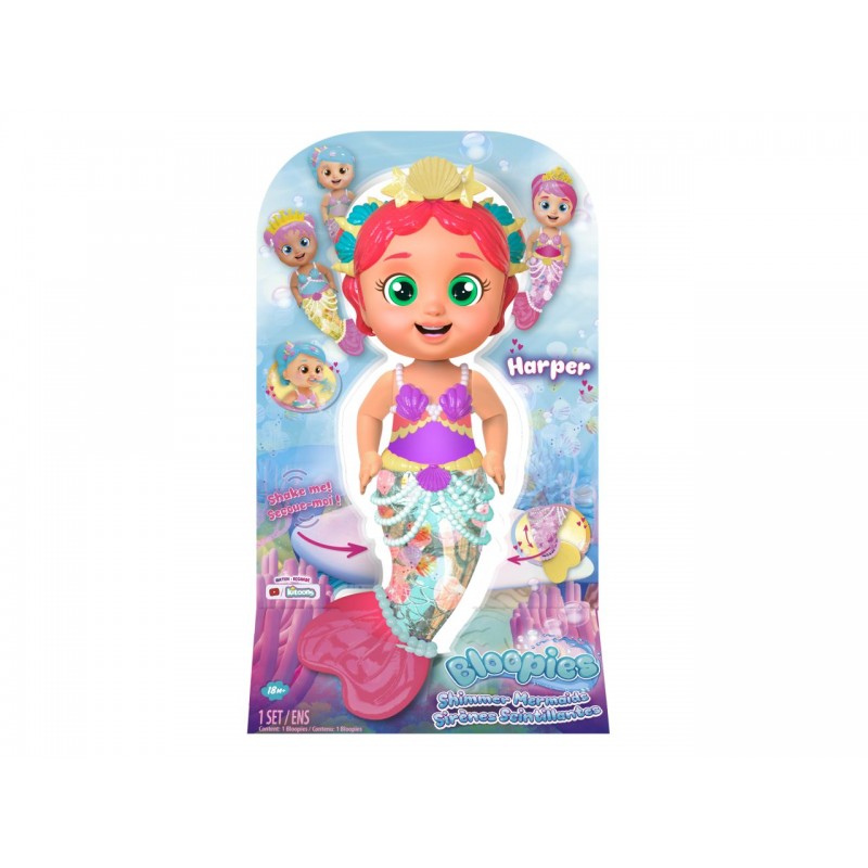 IMC TOYS - Bloopies Shimmer Mermaids Harper - 917330