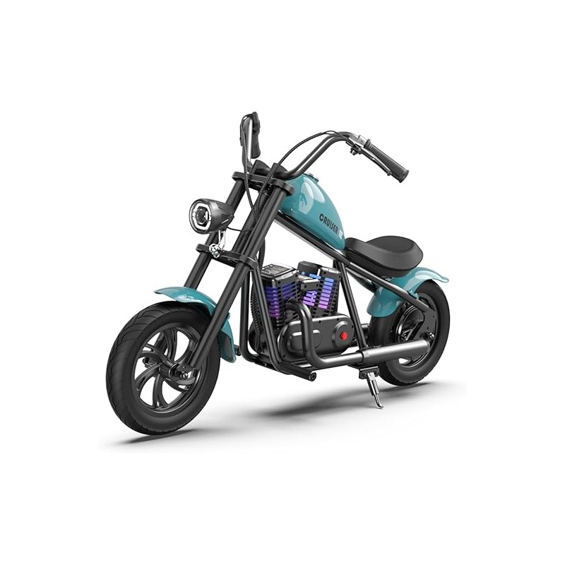 IMEDIA - Motocicletta Elettrica per Bambini, Velocità Max 16kmh Blu