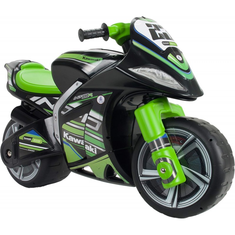 INJUSA - Moto Kawasaki Cavalcabile XL 3-6 Anni