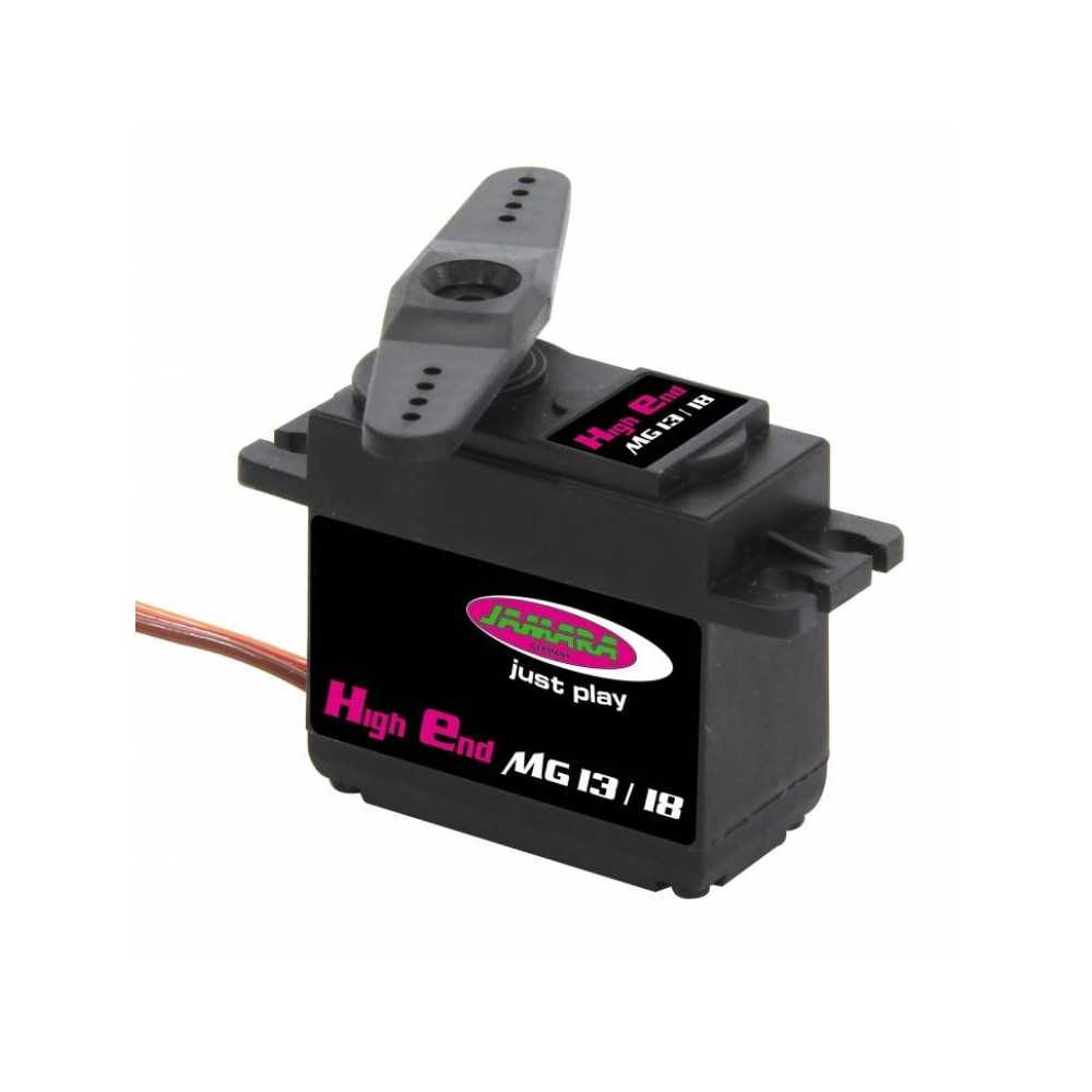 Jamara Servocomando 1318 MG ingranaggi in metallo 13 kg/cm (art. 033216)