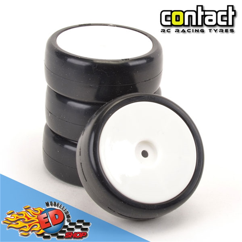 Contact Gomme A34 in lattice outdoor incollate su cerchio 1/10 (4) - [JR-34RY]