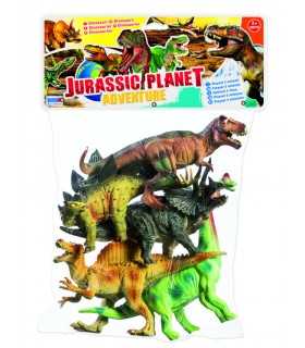 Jurassic Planet Adventure - Busta 5 Dinosauri Grandi
