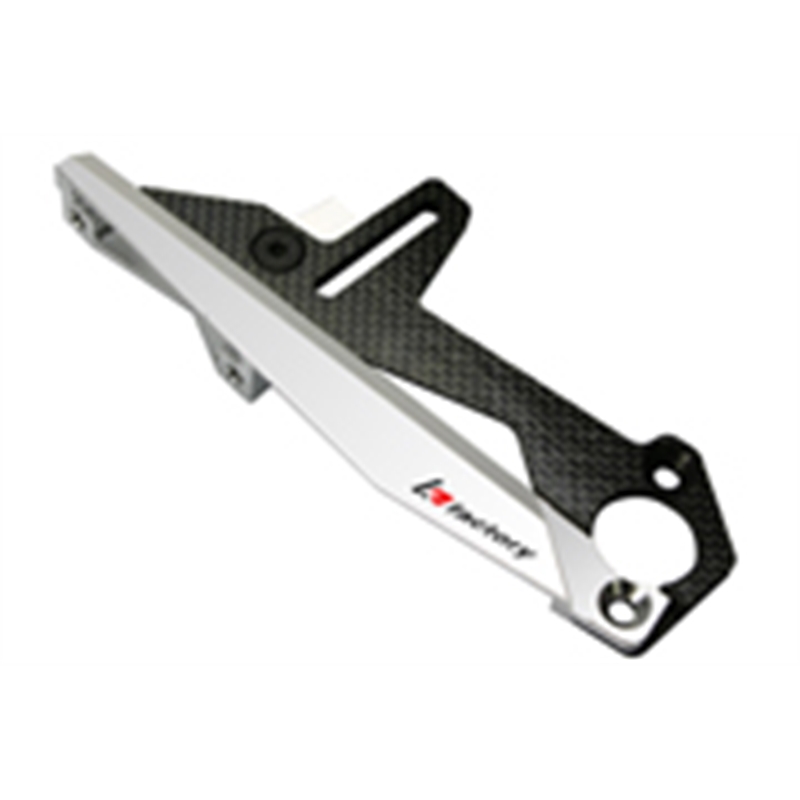 G4 SUPPORTO PIASTRA RADIO E LATERALE ALLUMINIO CARBONIO SINISTRO (G4S/LEMANS) - [K14115]