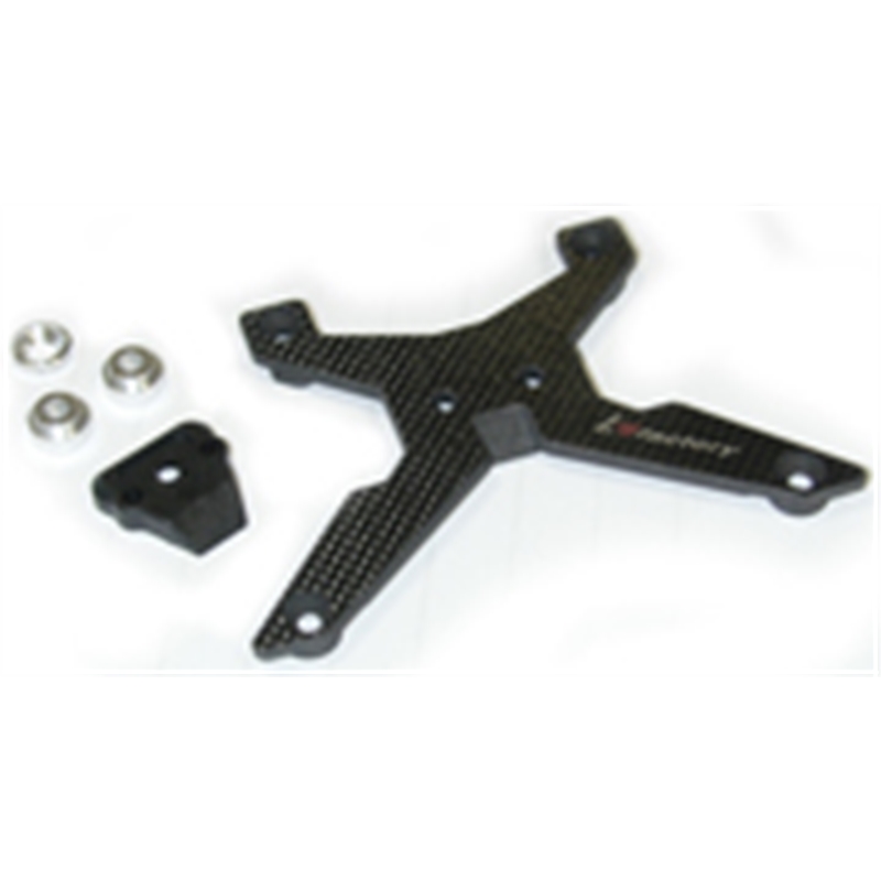 G4RS PIASTRA ANTERIORE IN CARBONIO AD "X" - [K14124-8]