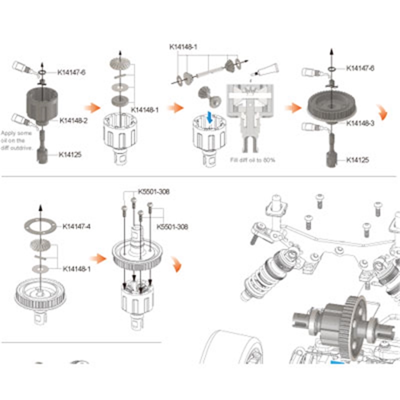 G4 ZF DIFFERENZIALE POSTERIORE - [K14148]