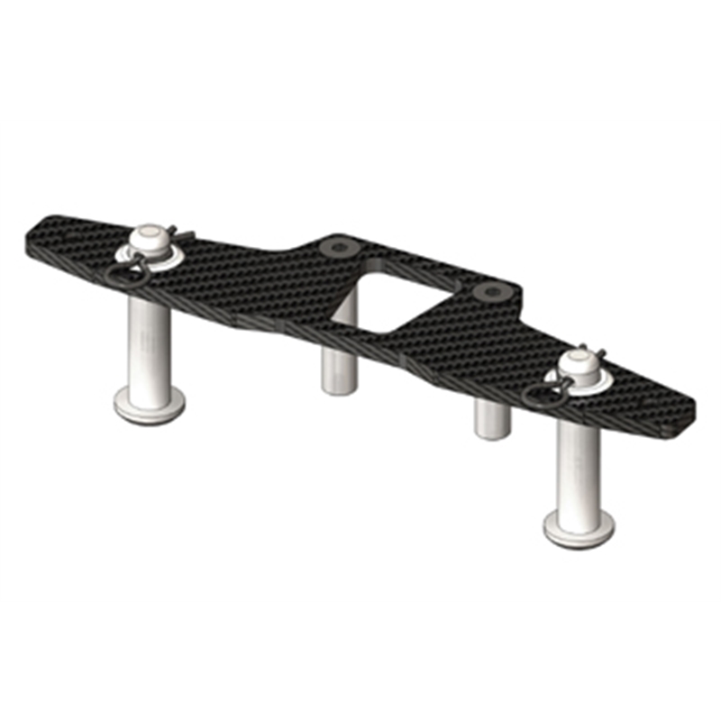 KF E4 supporto bumper anteriore in carbonio - [K2109]