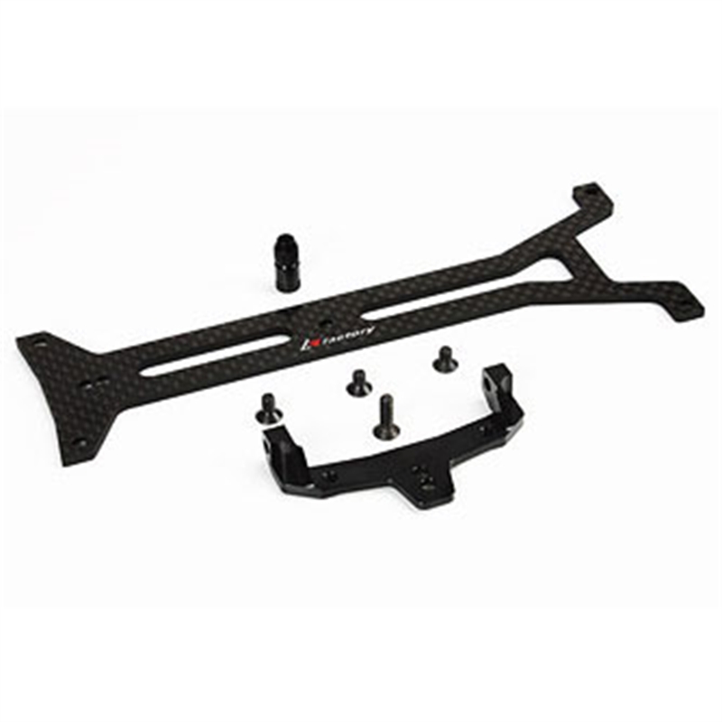 KF E4 Piastra superiore 2010 in carbonio per E4JS-JR-D - [K2136]