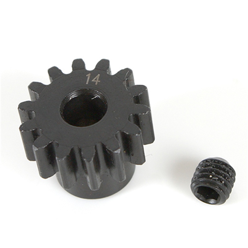 K-Factory pignone 14T M1 5mm in acciaio per elettrico - [K6602-14]