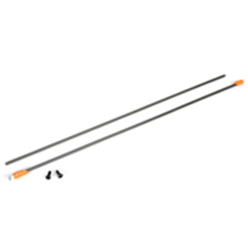 K-FACTORY SUPPORTO ANTENNA 1/8 SUPERFLESSIBILE ARANCIO con 2 antenne - [K7003O]