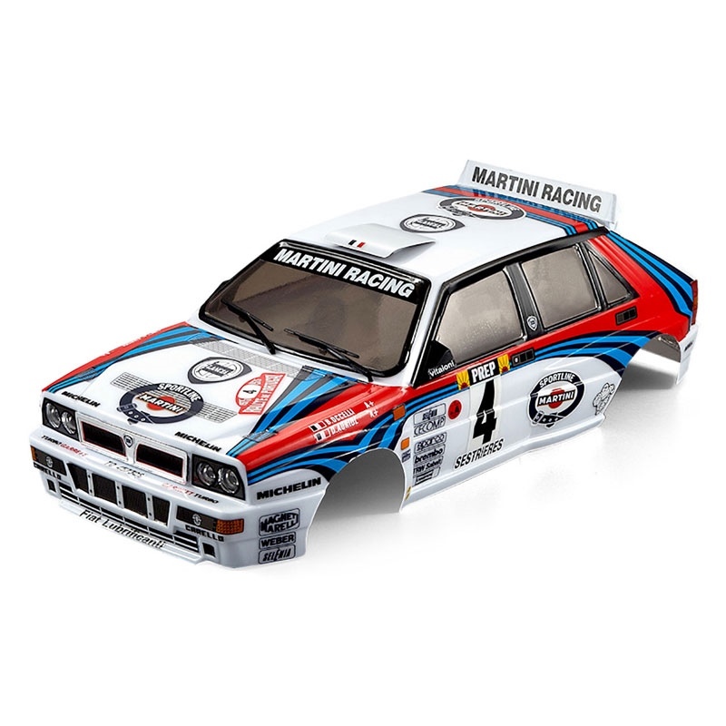 KillerBody Carrozzeria Lancia Delta Integrale Rally Martini con decals e accessori 190mm - [KB48248]