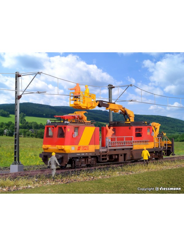 KIBRI 16080 Scala HO Draisina Plasser per montaggio e manutenzione catenaria