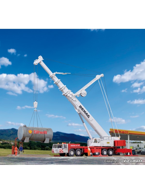 KIBRI 13021 Scala HO Grù telescopica a otto assi DEMAG AC 665