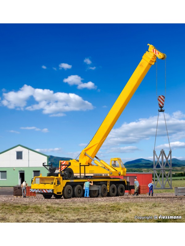 KIBRI 13012 Scala HO Grù telescopica Liebherr 1120 sei assi con traliccio