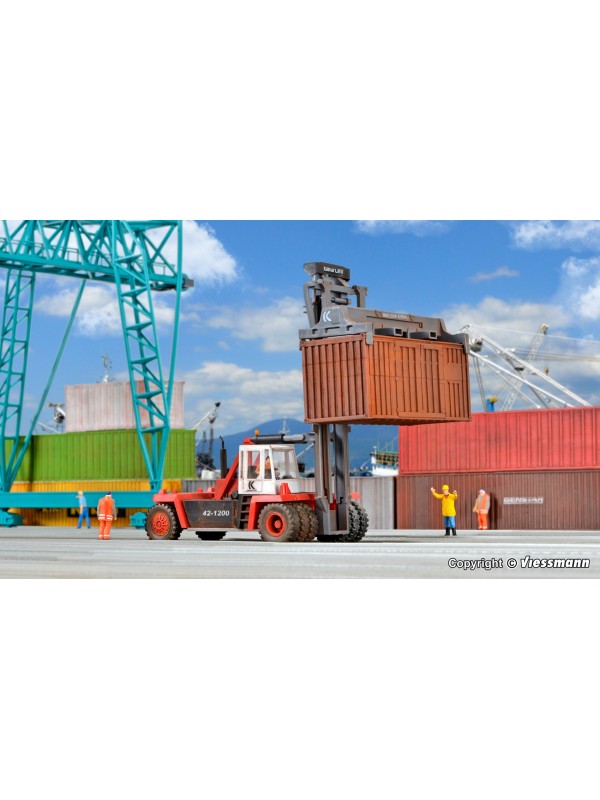 KIBRI 11751 Scala HO Muletto Kalmar con braccio per carico container