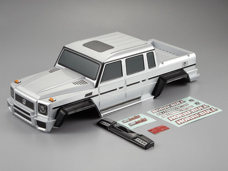 Killer Body Carrozzeria Crawler 1/10" Horri-Bull verniciato argento RTU KB48336