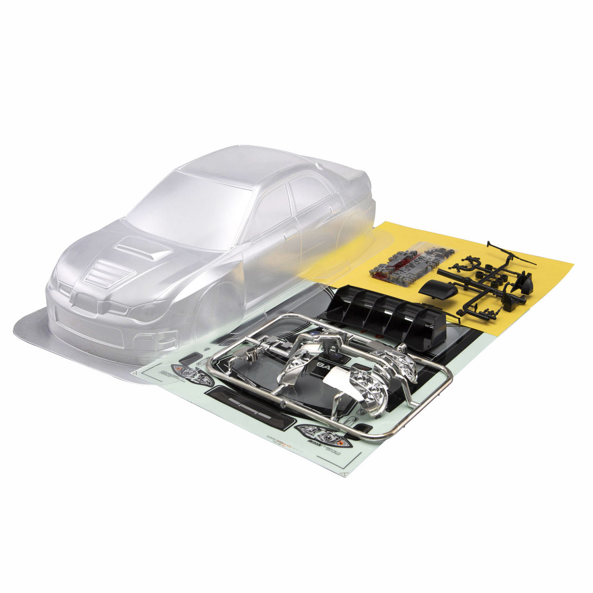 Killerbody Subaru Impreza WRC 2007 Kit carrozzeria non verniciata da 195 mm