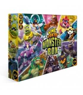 King of Tokyo - Monster Box: Gioco da Tavolo con Espansioni Power Up e Halloween, 2-6 Giocatori, Richard Garfield, Età 8