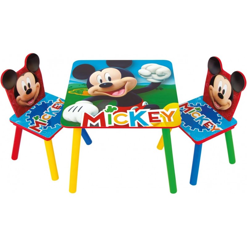 KREATIVA - Arditex Mickey Tavolo con 2 Sedie - WD14004