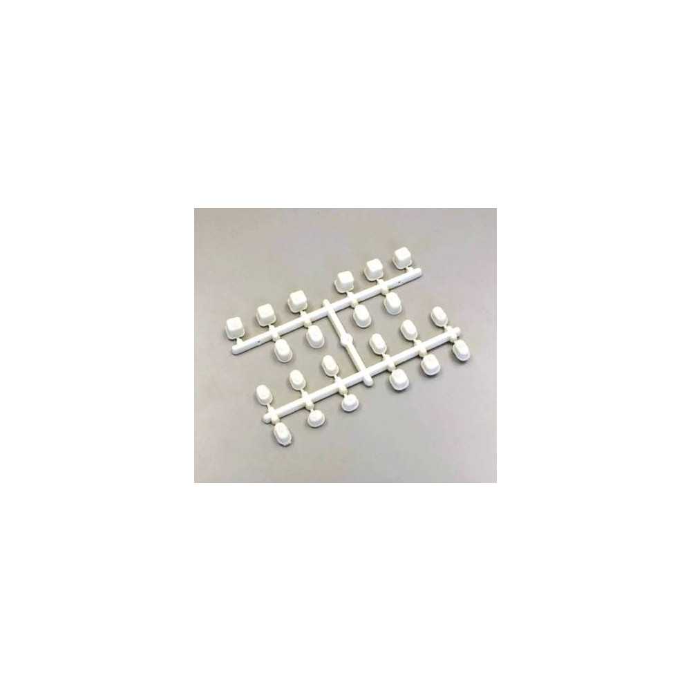 Kyosho Boccole sospensioni braccetti Inferno MP9 colore Bianco (art. IF442WB)