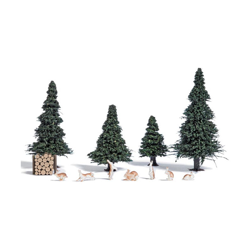 Lepri nella foresta. BUSCH 7986