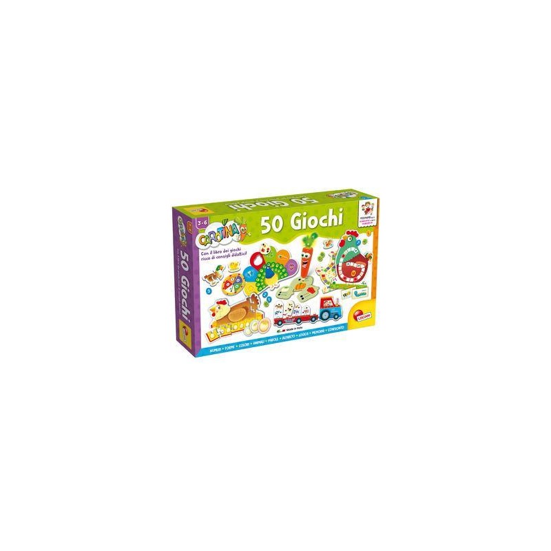 LISCIANIGIOCHI - Carotina 50 Giochi 3-6 Anni - 76710