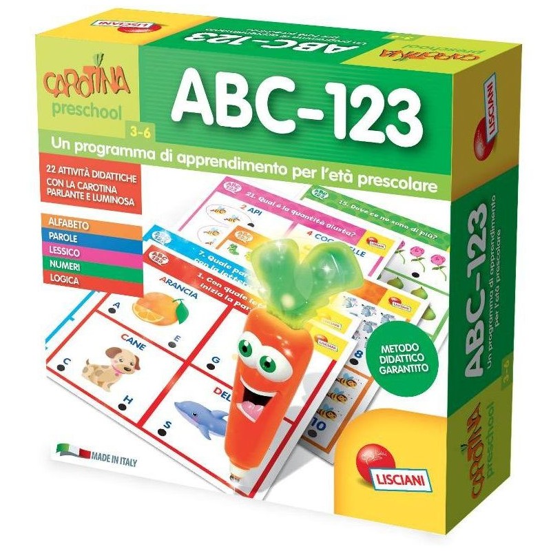 LISCIANIGIOCHI - Carotina ABC 123 - 60962