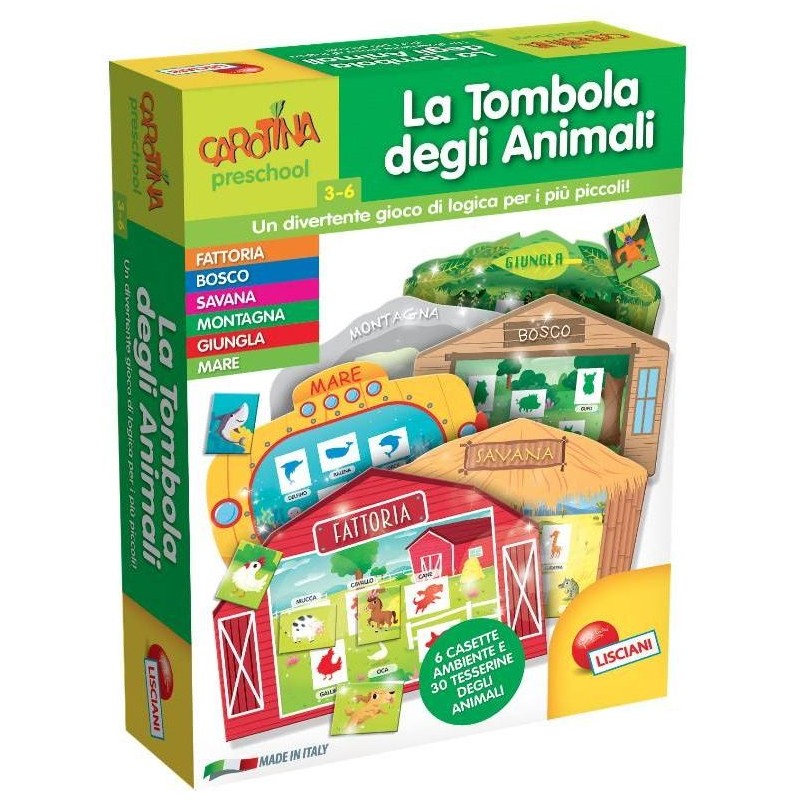 LISCIANIGIOCHI - Carotina La Tombola degli Animali - 60856