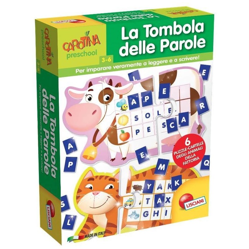 LISCIANIGIOCHI - Carotina La Tombola delle Parole - 57740
