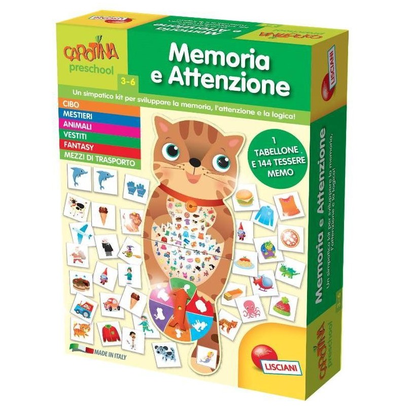 LISCIANIGIOCHI - Carotina Memoria e Attenzione - 57702