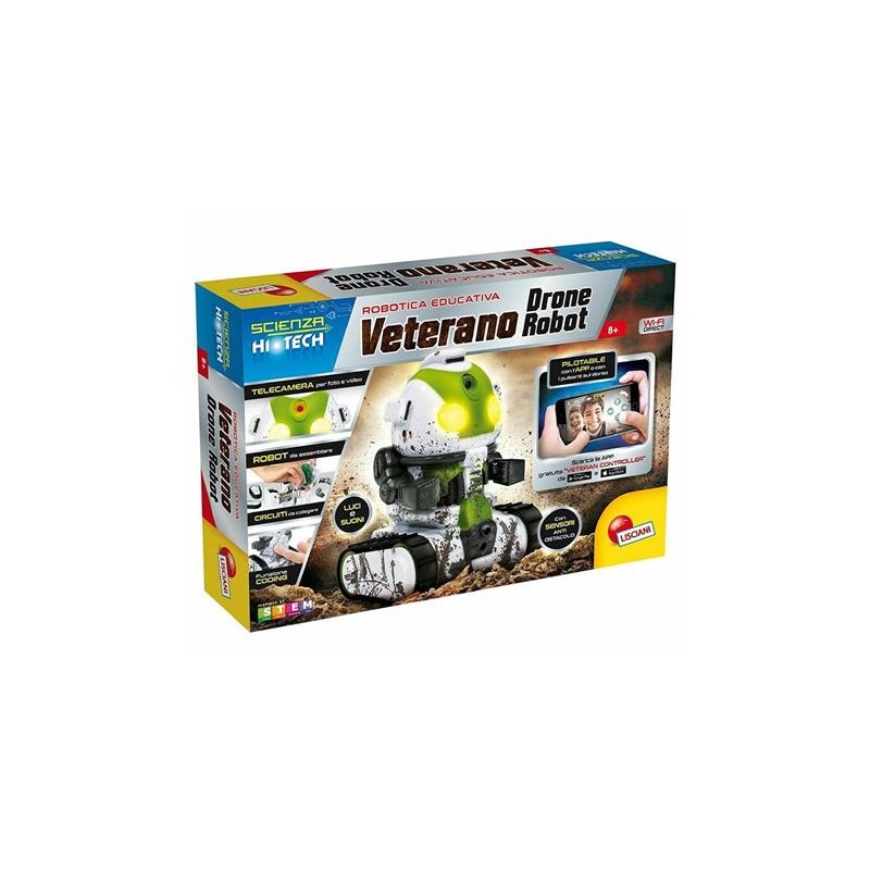LISCIANIGIOCHI - Robotica Educativa Veterano Drone Robot - 63918