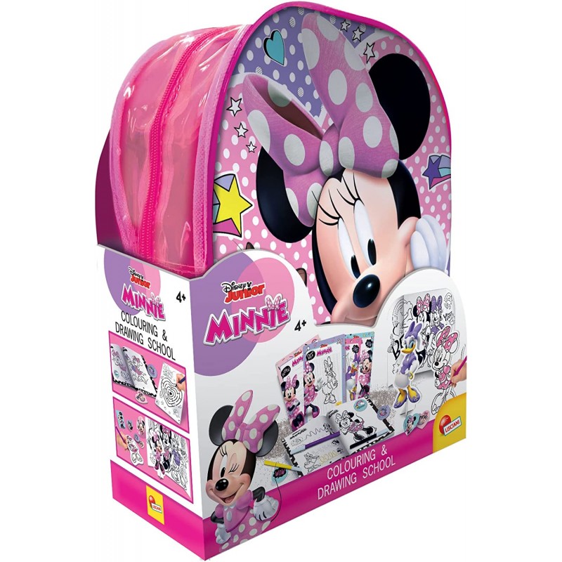 LISCIANIGIOCHI - Minnie Zainetto Coloring and Drawing School - 92932