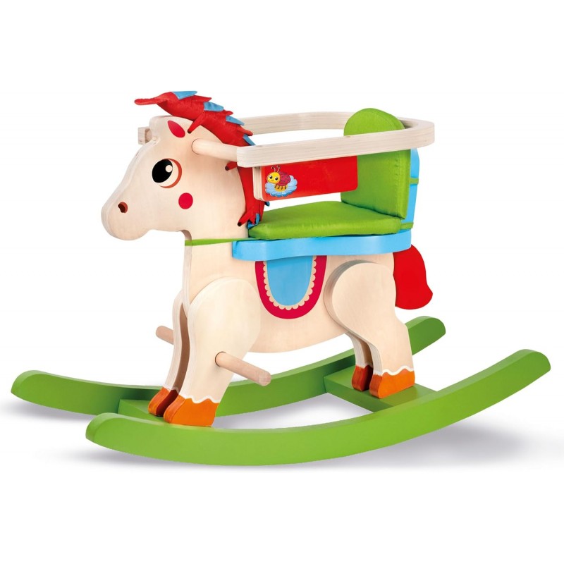 LISCIANIGIOCHI - Montessori Baby Pony in Legno - 107322