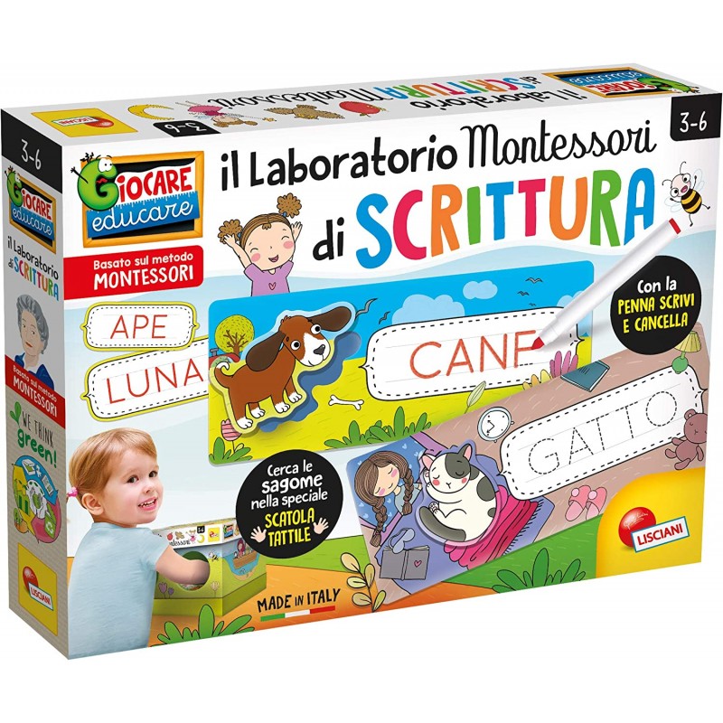 LISCIANIGIOCHI - Montessori Maxi Laoratorio di Scrittura - 95186