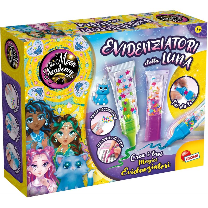 LISCIANIGIOCHI - The Moon Academy Crea i Tuoi Magici Evidenziatori - 110568