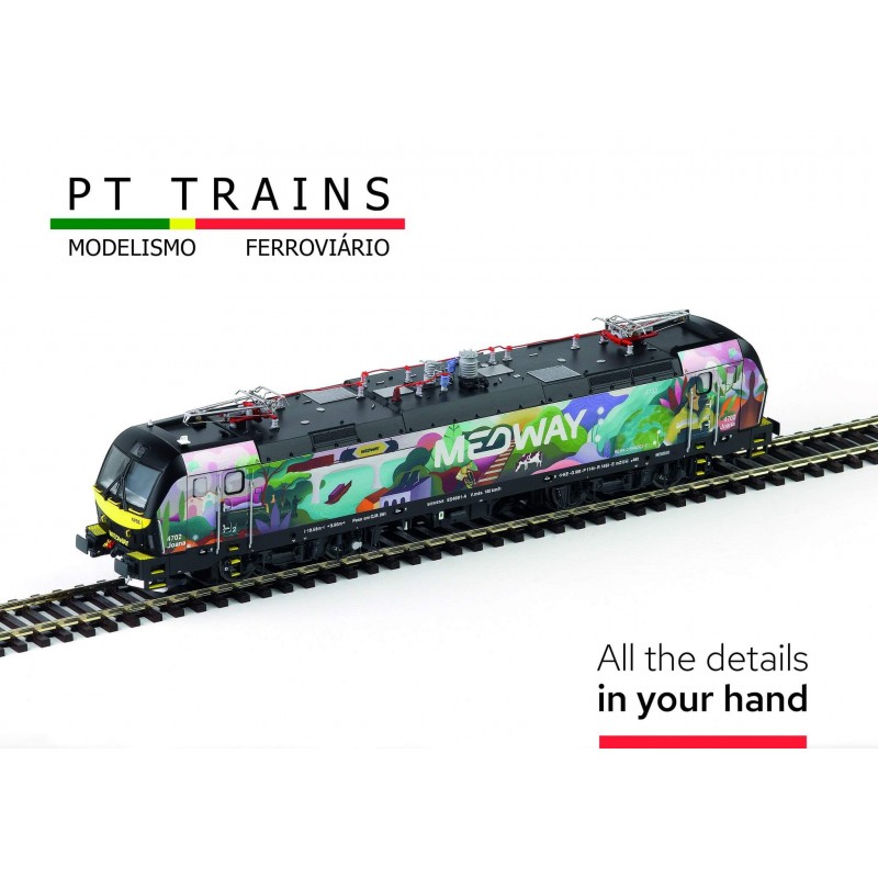 Locomotiva elettrica 4702 "Joana" di Kruella, Medway. Suono. PT TRAINS 547020S