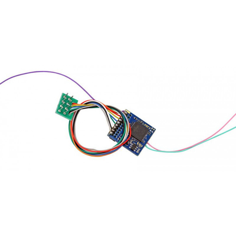 Decoder di funzione LokPilot Fx V5.0, 8 pin. DCC. ESU 59220