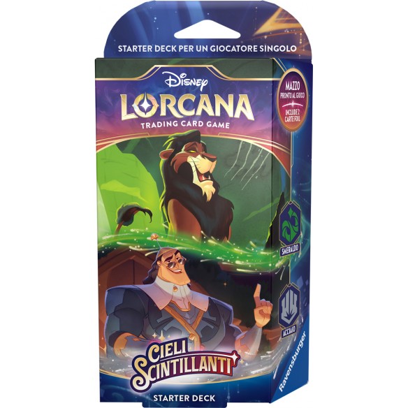 Lorcana - Cieli Scintillanti - Starter Deck Smeraldo/Acciaio (ITA)