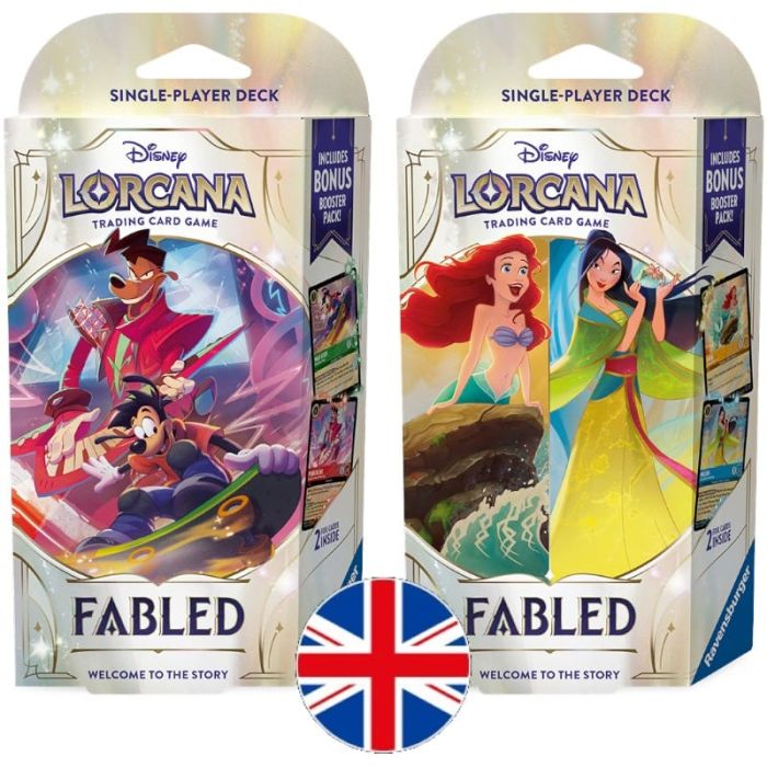 Lorcana - Fabled - Starter Deck - Edizione Inglese | Small Bundle