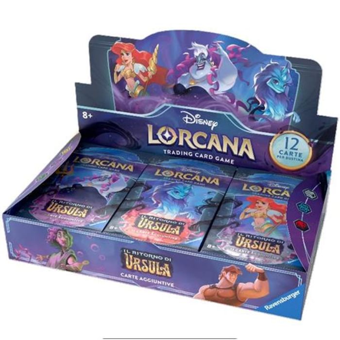 Lorcana - Il Ritorno di Ursula - Box da 24 Booster Pack | Mythic Bundle