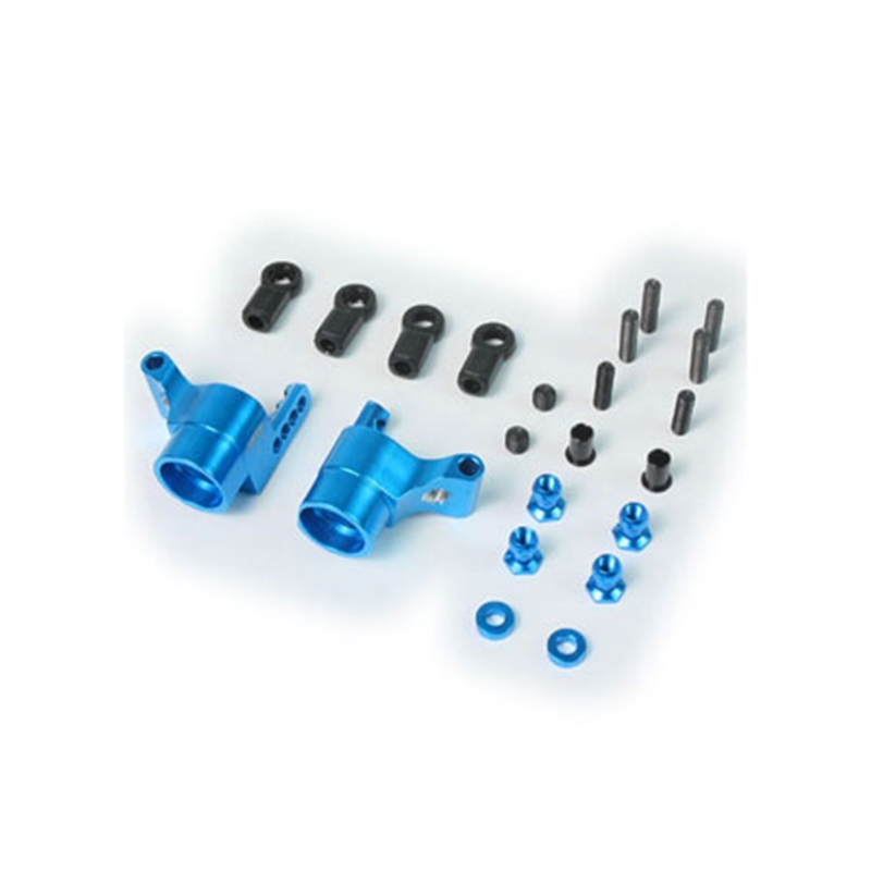 Yeah Racing fuselli posteriori 3 gradi convergenza in alluminio BLU con inserti per regolazione cent - [M05-007D3BU]