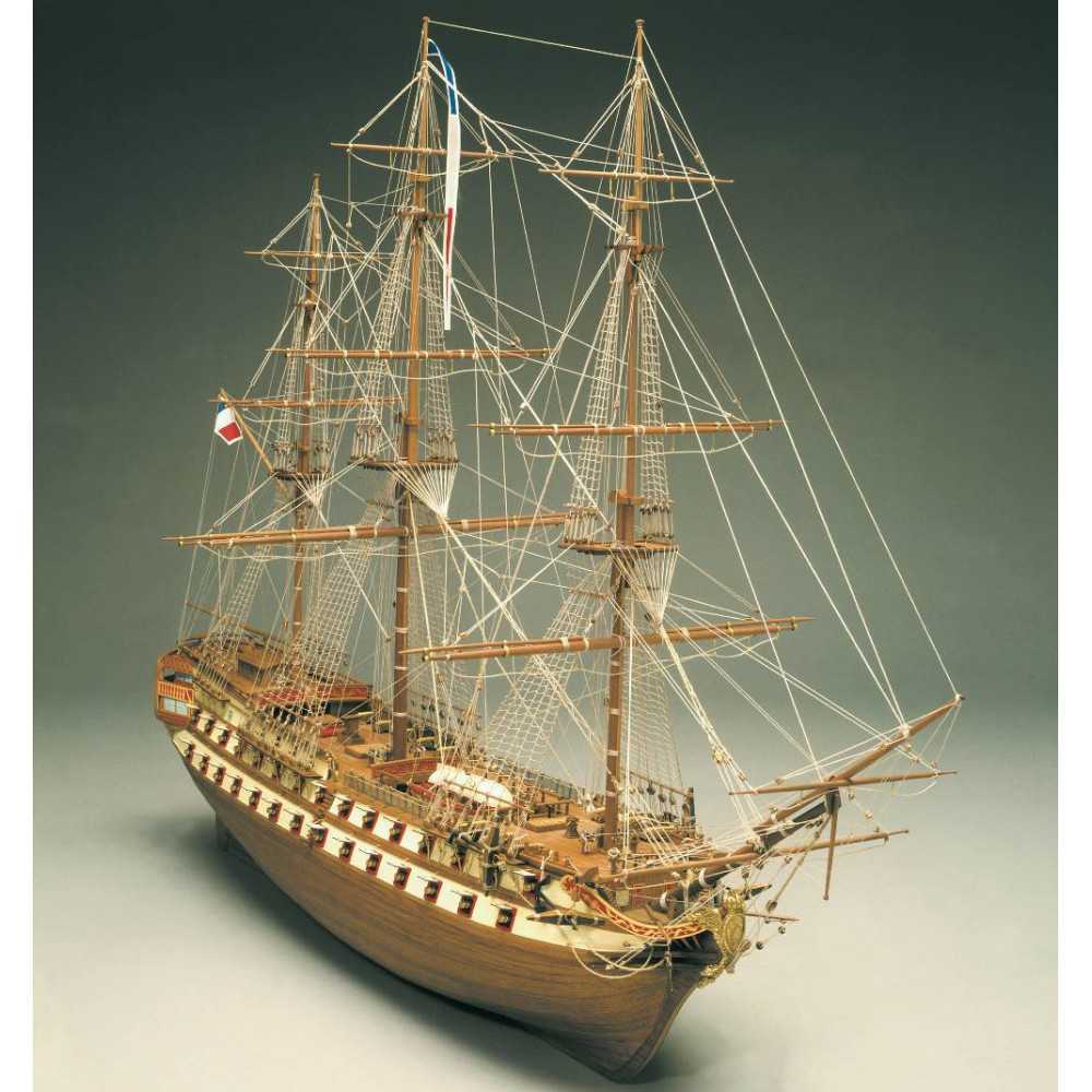 Mantua Model Vascello Francese Le Superbe lunghezza 1100mm scala 1/75 kit di montaggio (art. 798)