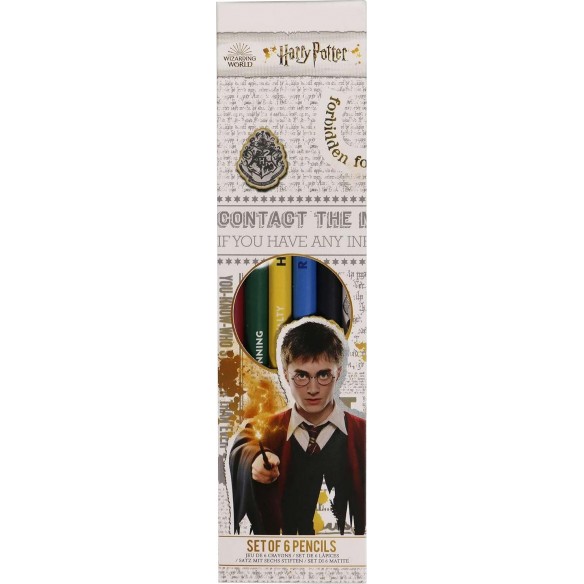 Matite - Harry Potter - House Pride (Set da 6)