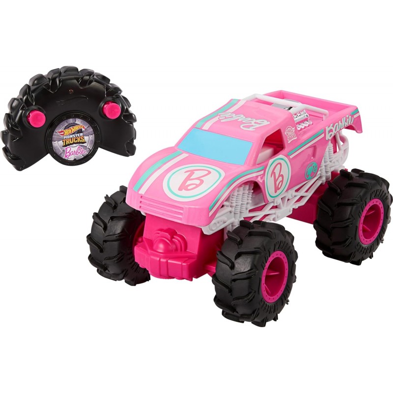 MATTEL - Barbie Hot Wheels Monster Trucks Radiocomando 1:24 - HNV02