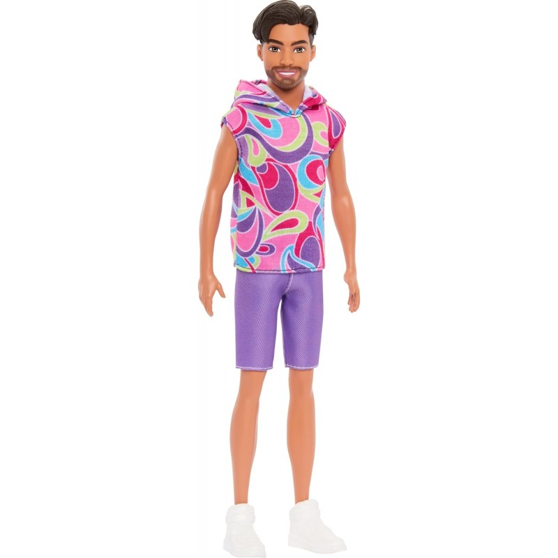 MATTEL - Barbie Ken Fashionistas con Super Chioma - DWK44