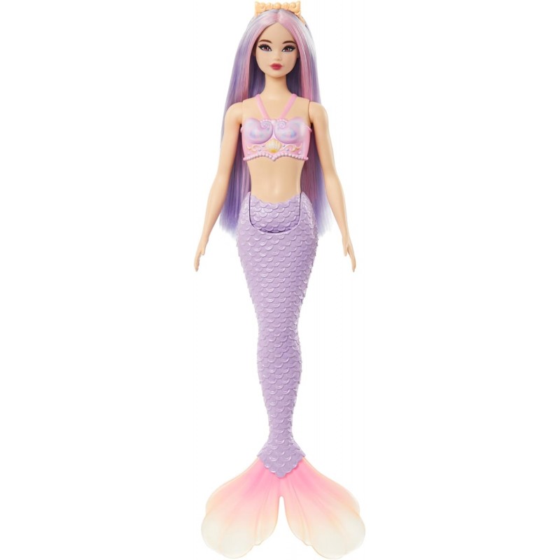 MATTEL - Barbie Sirena Capelli Viola - HRR02