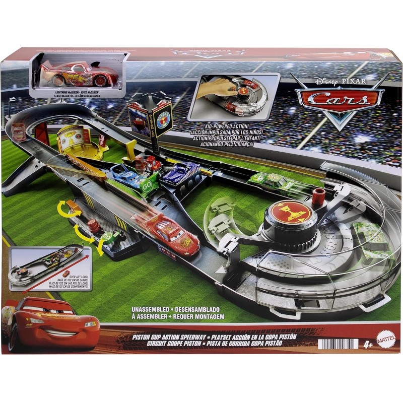 MATTEL - Cars Piston Cup Pista Interattiva - HPD81