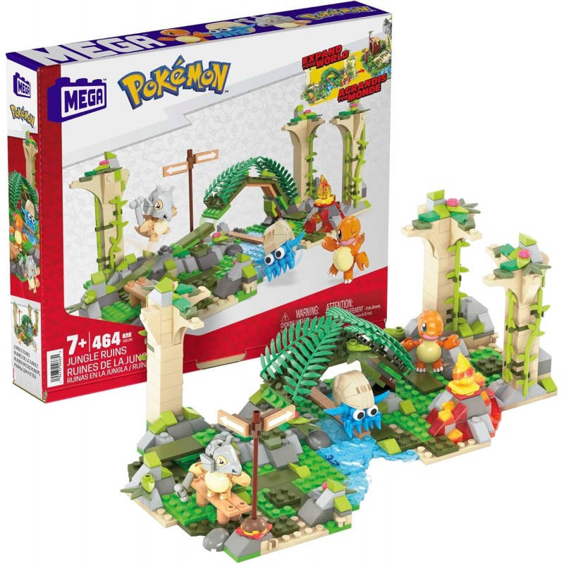 MATTEL - Mega Bloks Pokemon Rovine Abbandonate nella Jungla - HDL86