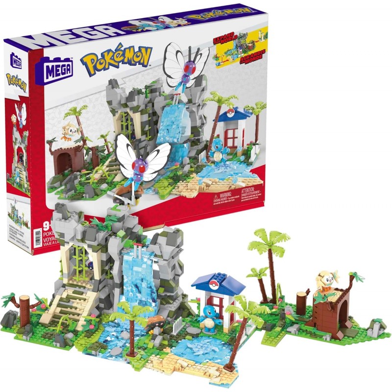MATTEL - Mega Bloks Pokemon Spedizione nella Jungla - HHN61
