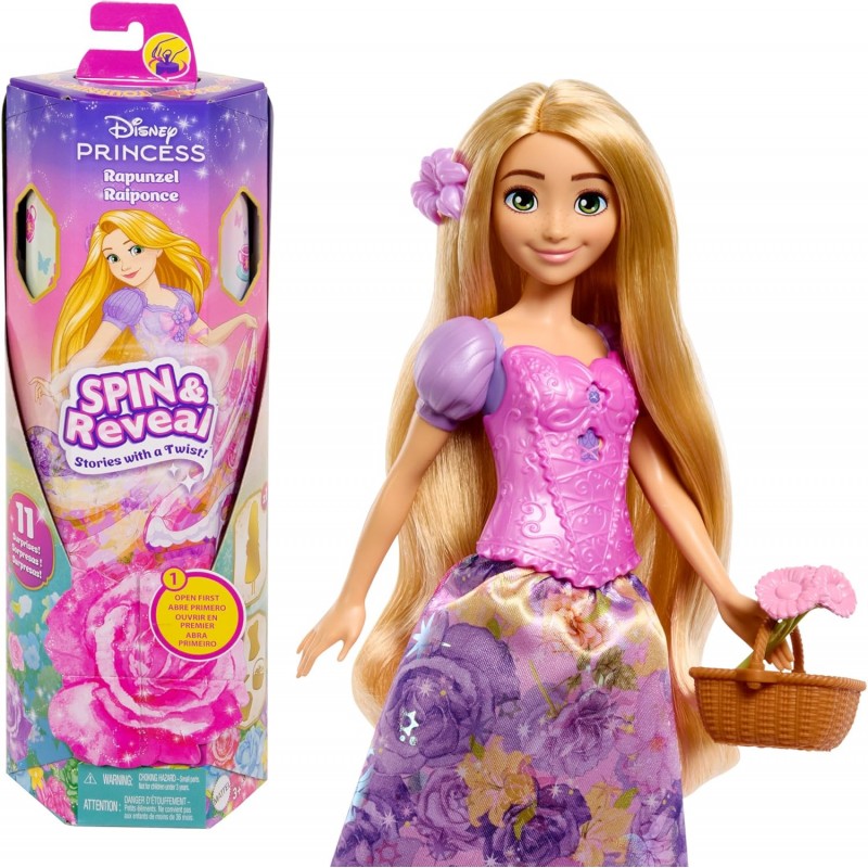 MATTEL - Princess Spin & Reveal Rapunzel - HTV84